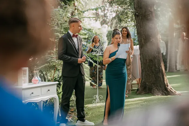 Boda de Alba y Jorge en Villa Delia ceremonia