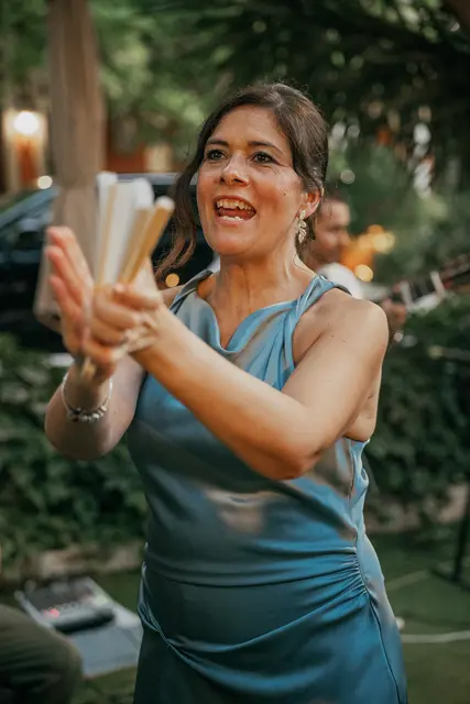 Boda de Alba y Jorge en Villa Delia coctel