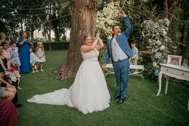 Boda de Alba y Jorge en Villa Delia ceremonia
