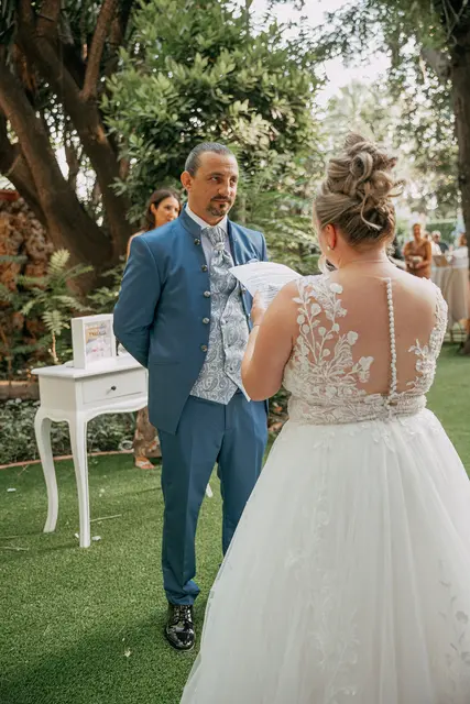 Boda de Alba y Jorge en Villa Delia ceremonia