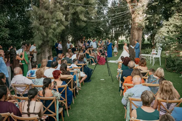 Boda de Alba y Jorge en Villa Delia ceremonia