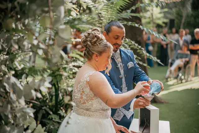 Boda de Alba y Jorge en Villa Delia ceremonia