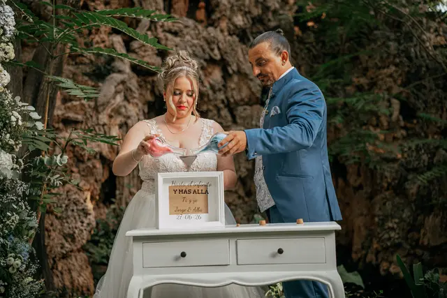 Boda de Alba y Jorge en Villa Delia ceremonia
