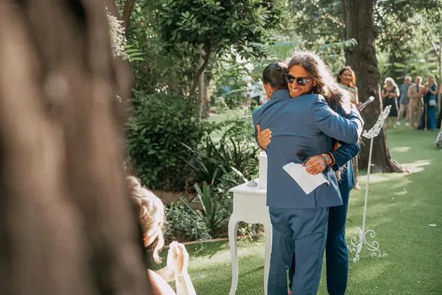 Boda de Alba y Jorge en Villa Delia ceremonia