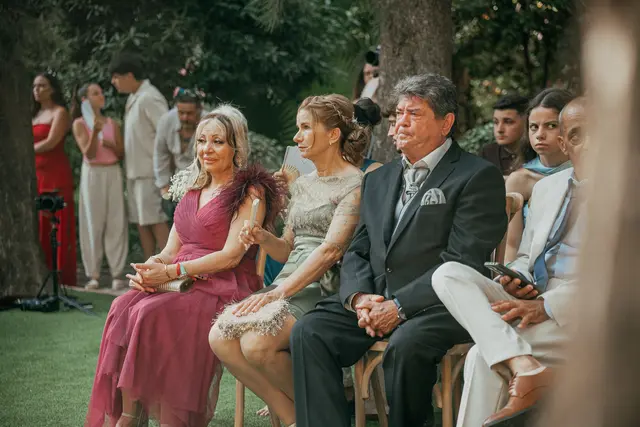 Boda de Alba y Jorge en Villa Delia ceremonia