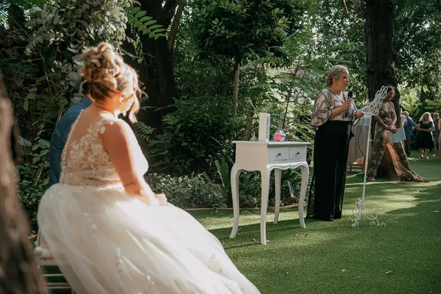 Boda de Alba y Jorge en Villa Delia ceremonia