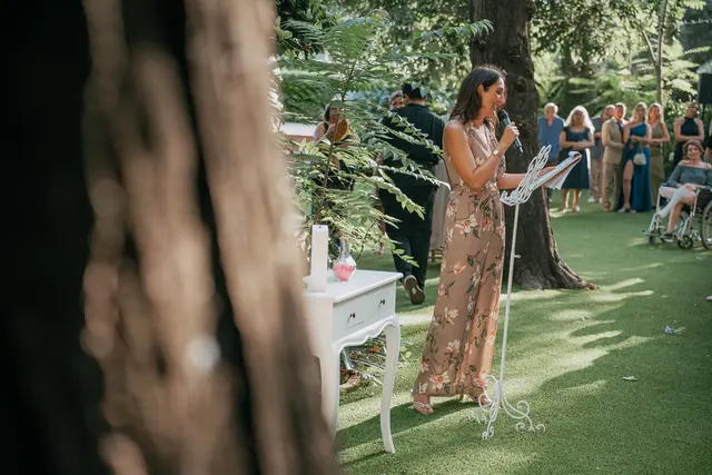 Boda de Alba y Jorge en Villa Delia ceremonia