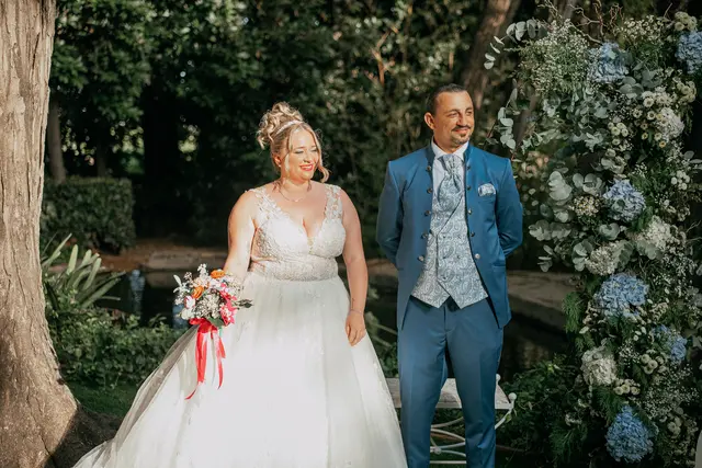 Boda de Alba y Jorge en Villa Delia ceremonia