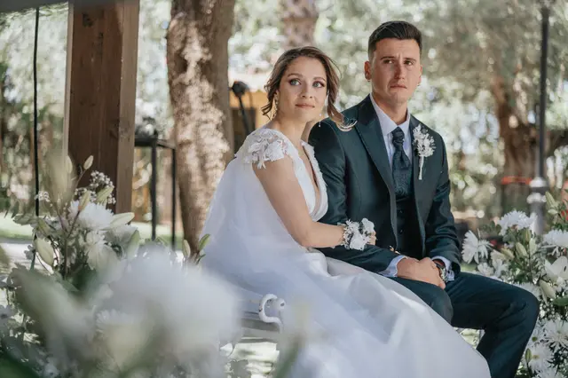 Boda de Célia y Fran en L’Hort de la Vila por Va de Novias. ceremonia