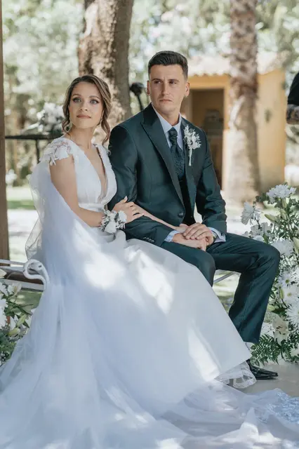 Boda de Célia y Fran en L’Hort de la Vila por Va de Novias. ceremonia