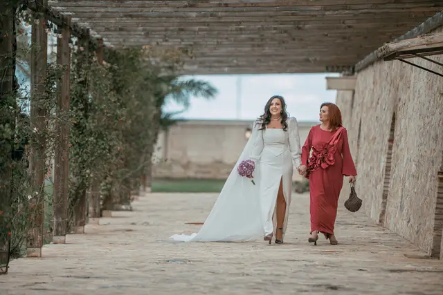 boda el teular fany david invierno Salida / Entrada emotivas