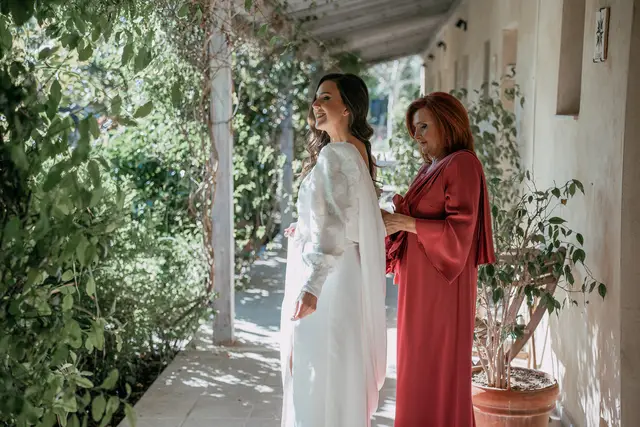 boda el teular fany david invierno preparativos