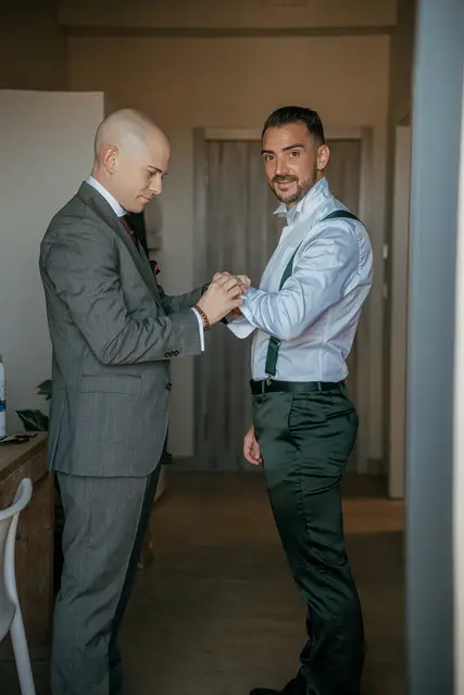 boda el teular fany david invierno preparativos