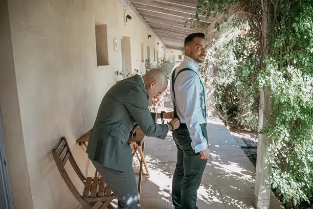 boda el teular fany david invierno preparativos