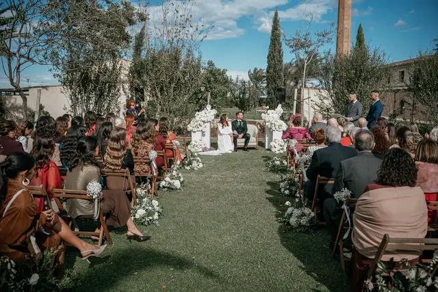 boda el teular fany david invierno ceremonia