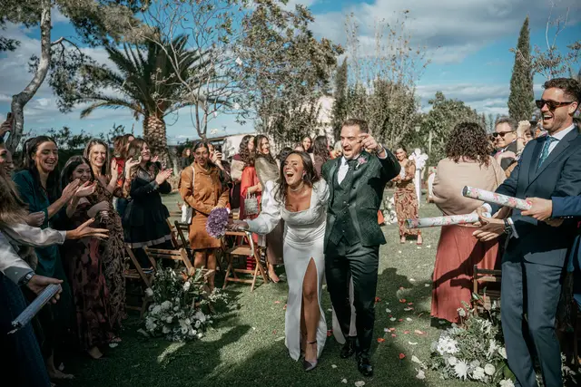 boda el teular fany david invierno ceremonia divertidas