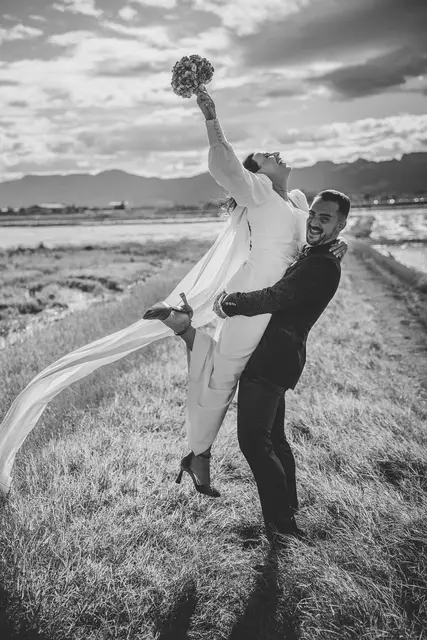 boda el teular fany david invierno BW portada sesion pareja