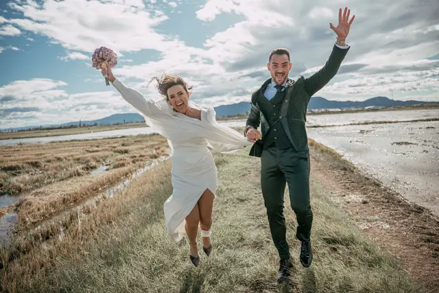 boda el teular fany david invierno divertidas sesion pareja