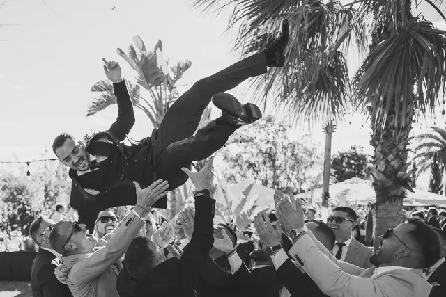 boda el teular fany david invierno BW coctel