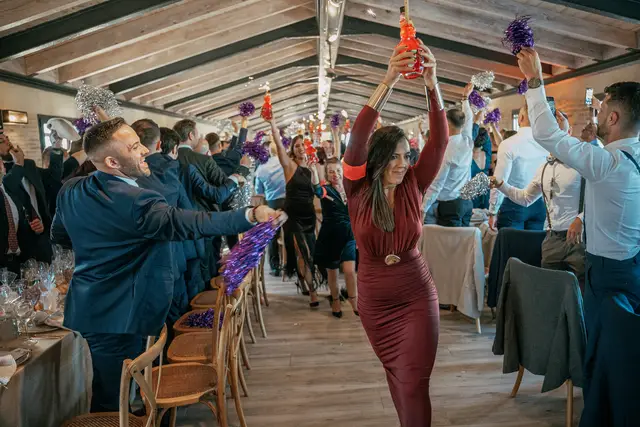 boda el teular fany david invierno banquete