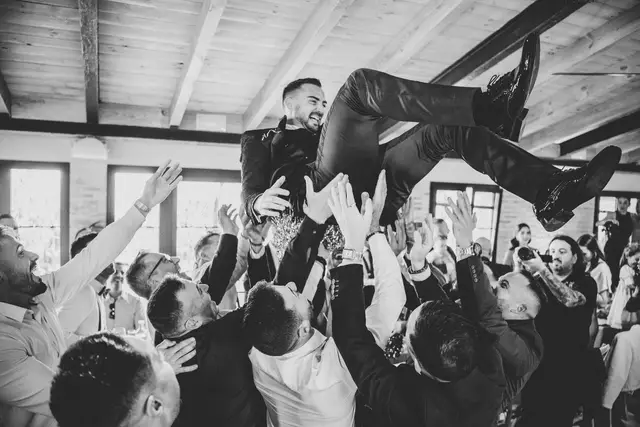 boda el teular fany david invierno BW banquete