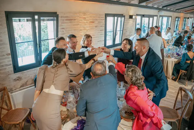 boda el teular fany david invierno banquete