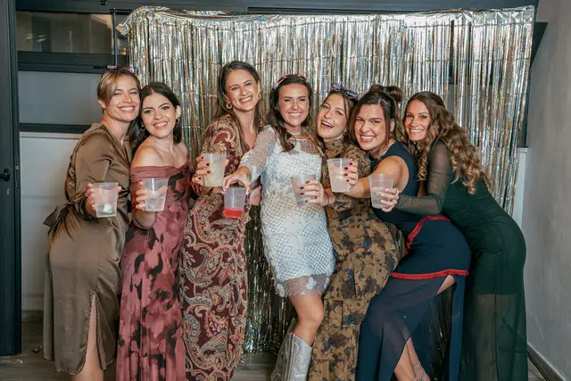 boda el teular fany david invierno photocall