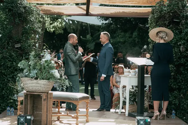 Reportaje boda Jose Sergio Rex Natura LGTB ceremonia portada