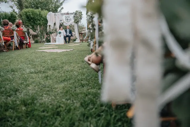 Boda de María y Chema en Masía El Teular, Sueca, una celebración natural y emotiva en Valencia. ceremonia