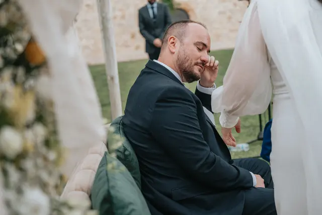 Boda de María y Chema en Masía El Teular, Sueca, una celebración natural y emotiva en Valencia. ceremonia emotivas