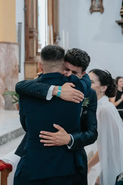 Fotografía de boda de María “Periqueta” y Juanan en Minglanilla por Va de Novias ceremonia