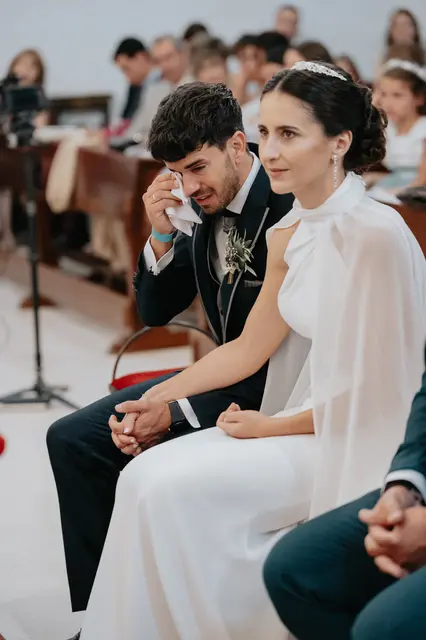 Fotografía de boda de María “Periqueta” y Juanan en Minglanilla por Va de Novias ceremonia portada