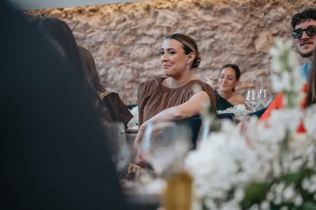 Boda de Marta y Javi en Campo Aníbal y Barracas, fotografía y vídeo de boda en Valencia banquete
