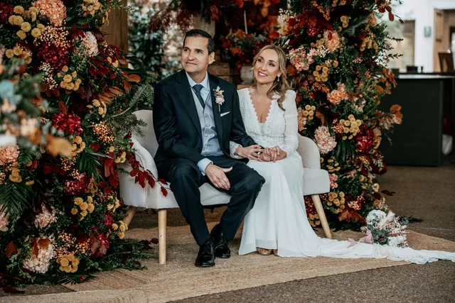 reportaje boda invierno el canonigo navidad ceremonia