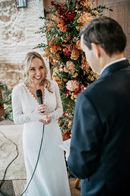 reportaje boda invierno el canonigo navidad ceremonia