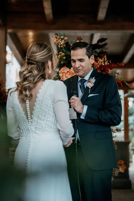 reportaje boda invierno el canonigo navidad ceremonia