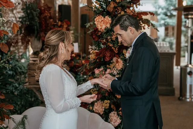 reportaje boda invierno el canonigo navidad ceremonia
