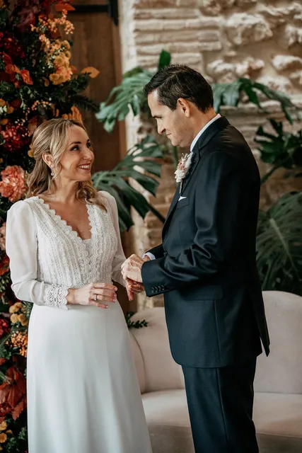 reportaje boda invierno el canonigo navidad ceremonia