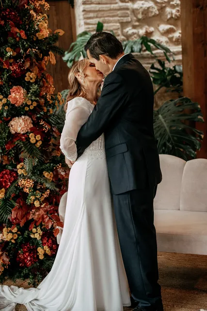 reportaje boda invierno el canonigo navidad ceremonia