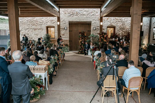 reportaje boda invierno el canonigo navidad ceremonia