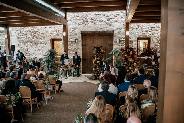 reportaje boda invierno el canonigo navidad ceremonia