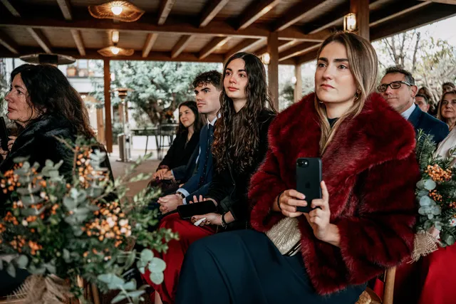 reportaje boda invierno el canonigo navidad ceremonia emotivas