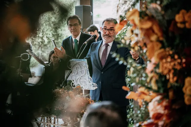 reportaje boda invierno el canonigo navidad ceremonia