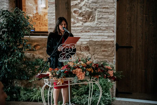 reportaje boda invierno el canonigo navidad ceremonia