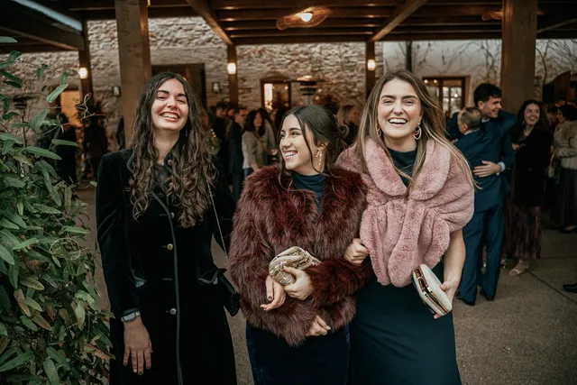 reportaje boda invierno el canonigo navidad coctel