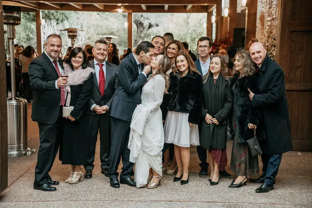 reportaje boda invierno el canonigo navidad coctel grupales