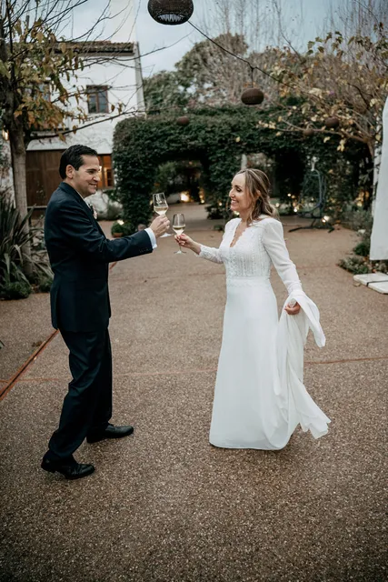 reportaje boda invierno el canonigo navidad coctel