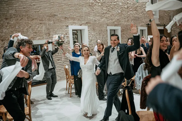 reportaje boda invierno el canonigo navidad banquete divertidas