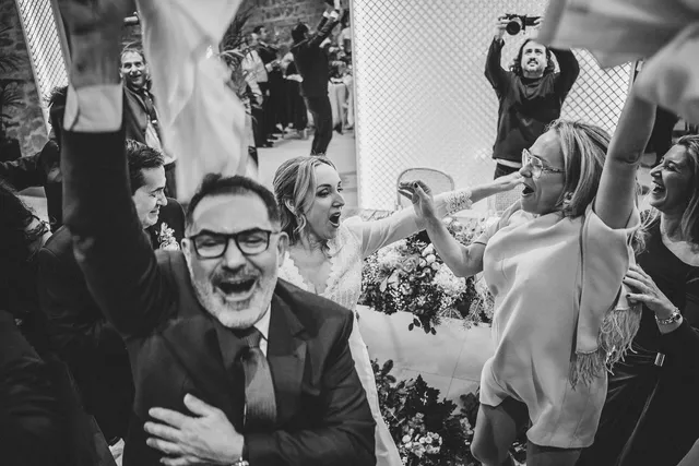 reportaje boda invierno el canonigo navidad BW banquete fiesta