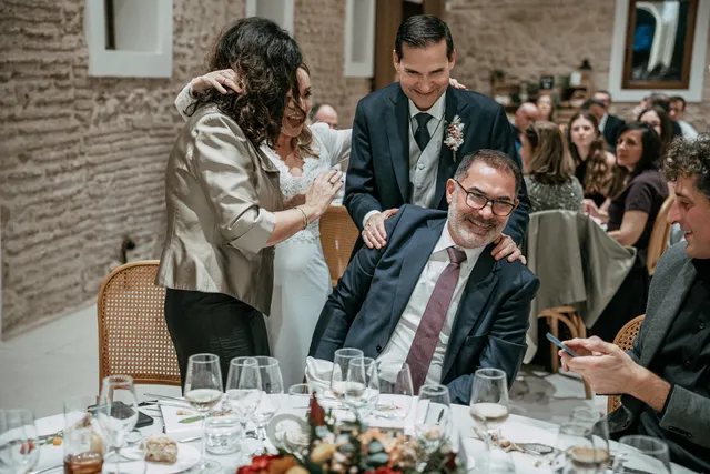 reportaje boda invierno el canonigo navidad banquete emotivas